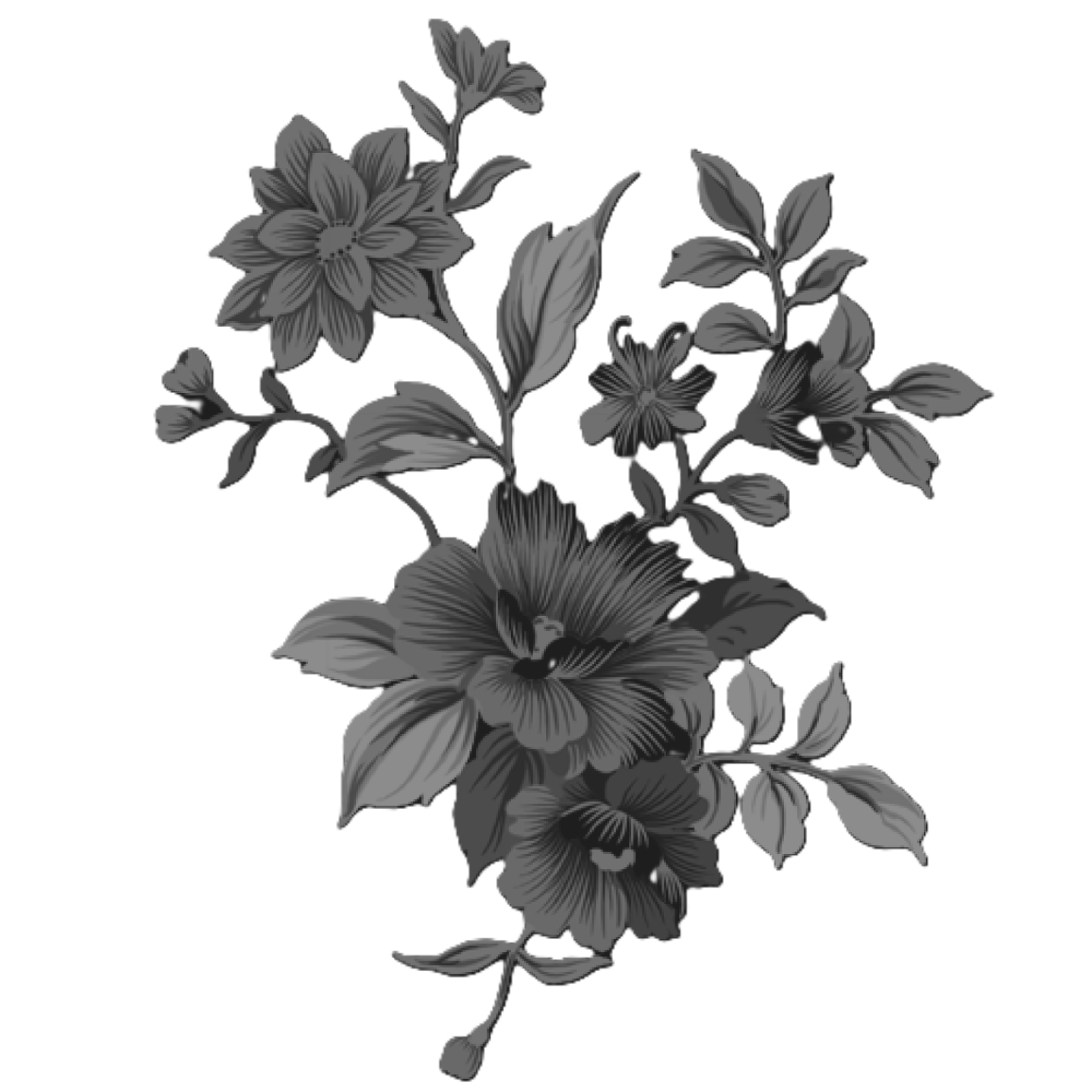 left flower decoration